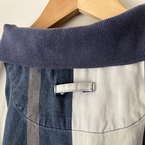 Vintage Northern Elements Woven Striped Polo - Picture 5 of 6